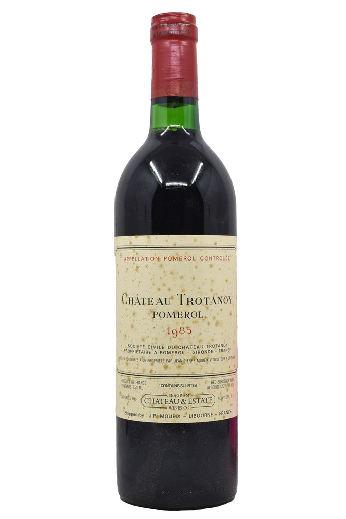 Bottle of Chateau Trotanoy Pomerol 1985-Red Wine-Flatiron SF