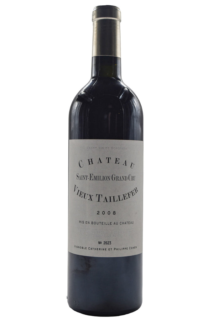 Bottle of Chateau Vieux Taillefer Saint-Emilion 2008-Red Wine-Flatiron SF