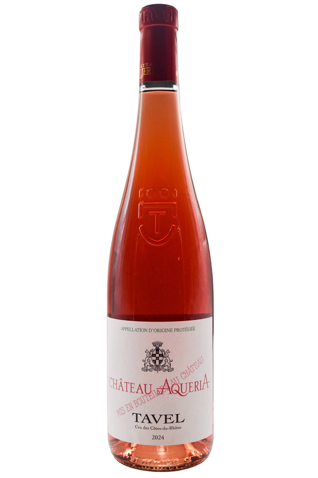Bottle of Chateau d'Aqueria Tavel Rose 2024-Rosé Wine-Flatiron SF
