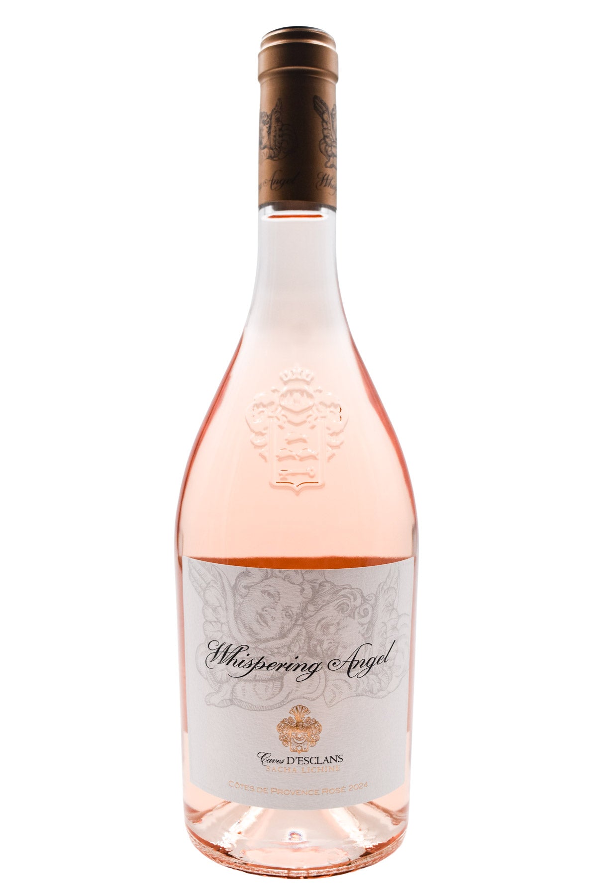 Bottle of Chateau d'Esclans Cotes de Provence Rose Whispering Angel 2024-Rosé Wine-Flatiron SF