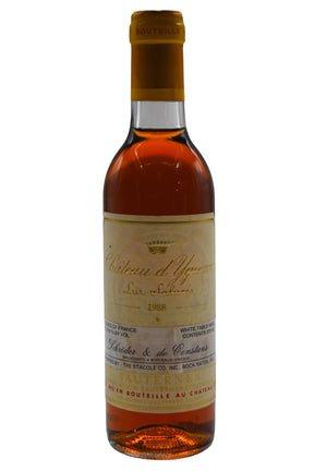 Bottle of Chateau d'Yquem Sauternes 1988 (375ml) [NET]-Dessert Wine-Flatiron SF