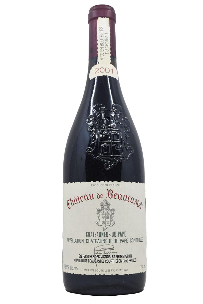 Bottle of Chateau de Beaucastel Chateauneuf du Pape 2001-Red Wine-Flatiron SF