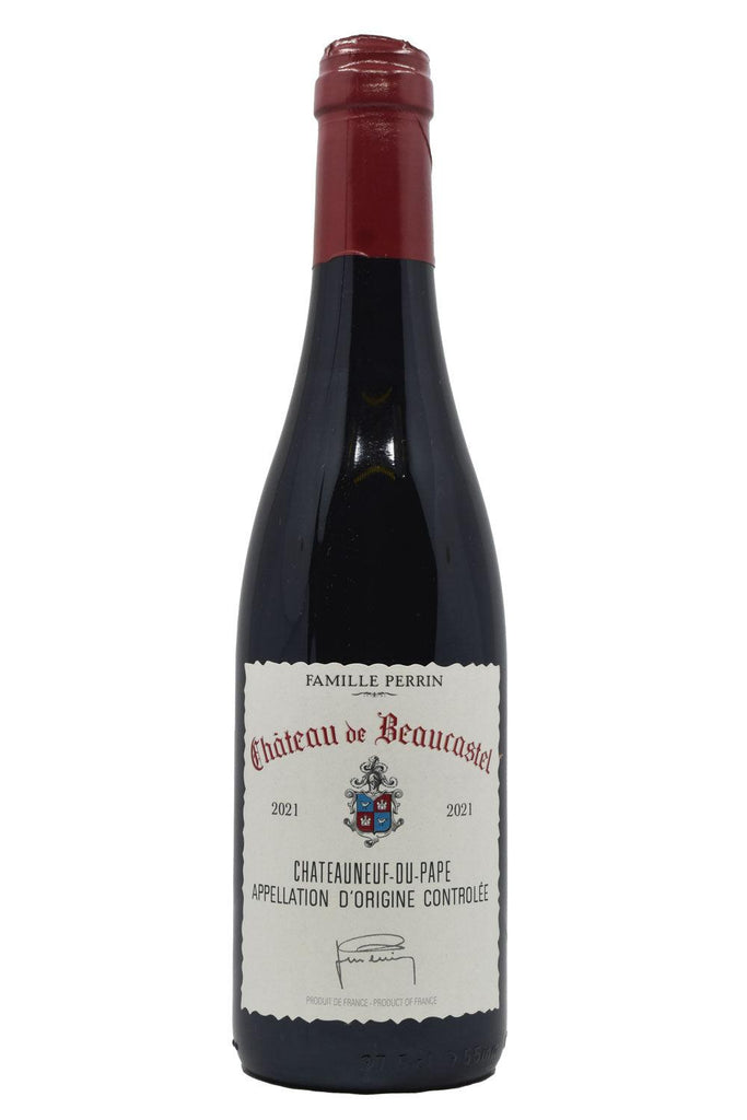 Bottle of Chateau de Beaucastel Chateauneuf-du-Pape 2021 (375ml)-Red Wine-Flatiron SF