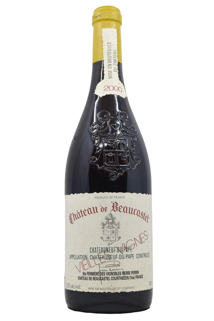 Bottle of Chateau de Beaucastel Chateauneuf-du-Pape Blanc Roussanne Vieilles Vignes 2000-Red Wine-Flatiron SF