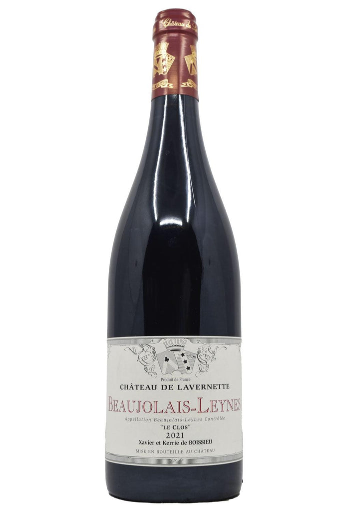 Bottle of Chateau de Lavernette Beaujolais-Leynes Le Clos 2021-Red Wine-Flatiron SF