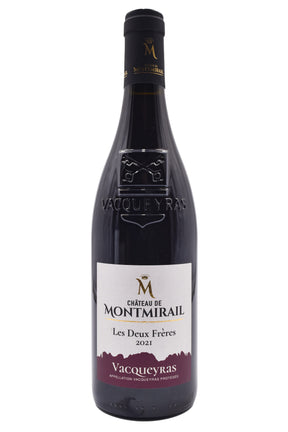 Bottle of Chateau de Montmirail Vacqueyras Les Deux Freres 2021-Red Wine-Flatiron SF