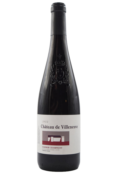Bottle of Chateau de Villeneuve Saumur Champigny 2022-Red Wine-Flatiron SF