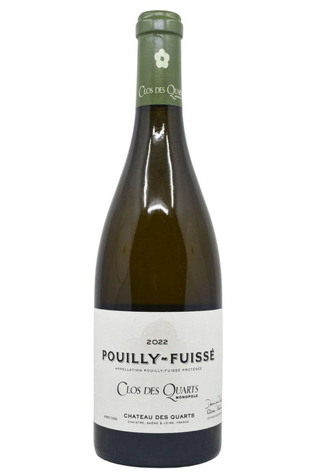 Bottle of Chateau des Quarts Pouilly-Fuisse 1er Cru Aux Quarts Clos des Quarts 2022-White Wine-Flatiron SF