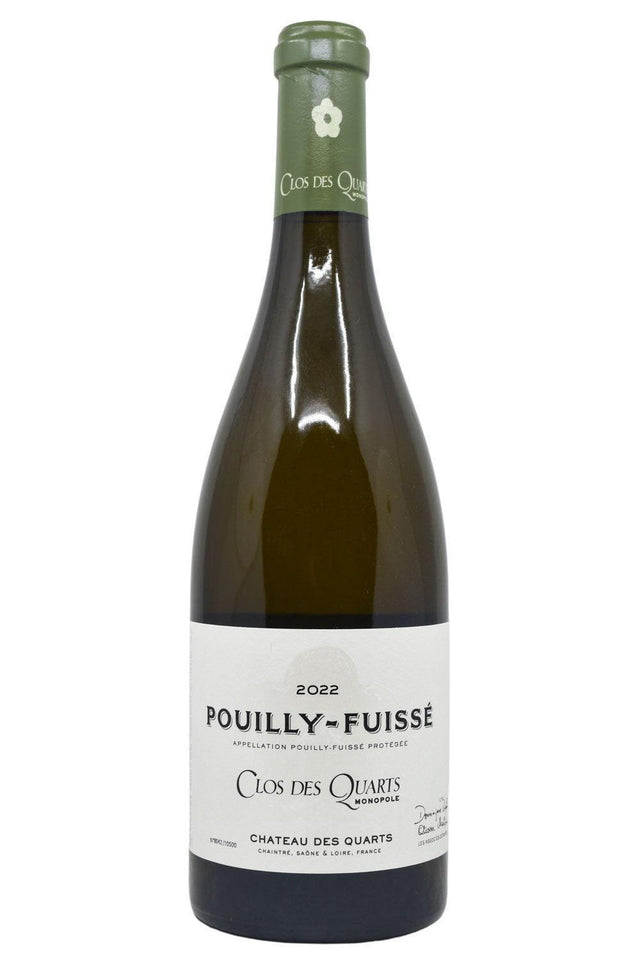 Bottle of Chateau des Quarts Pouilly-Fuisse 1er Cru Aux Quarts Clos des Quarts 2022-White Wine-Flatiron SF