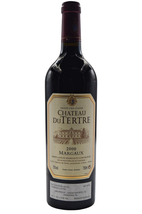 Bottle of Chateau du Tertre Margaux 2000-Red Wine-Flatiron SF