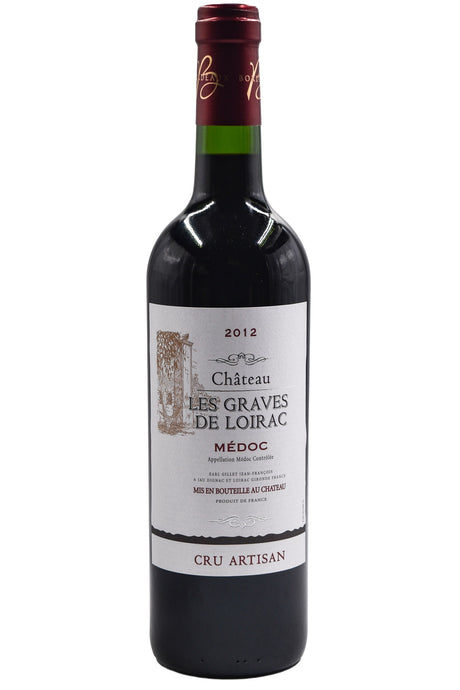 Bottle of Chateau les Graves de Loirac Medoc 2012-Red Wine-Flatiron SF