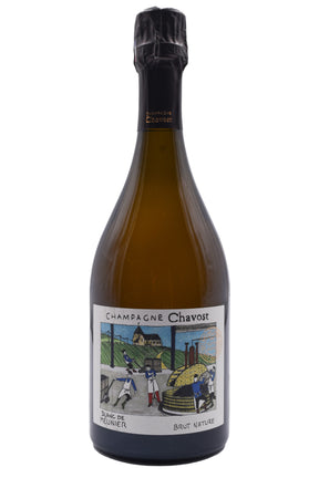 Bottle of Chavost Champagne Blanc de Meunier Brut Nature NV-Fortified Wine-Flatiron SF