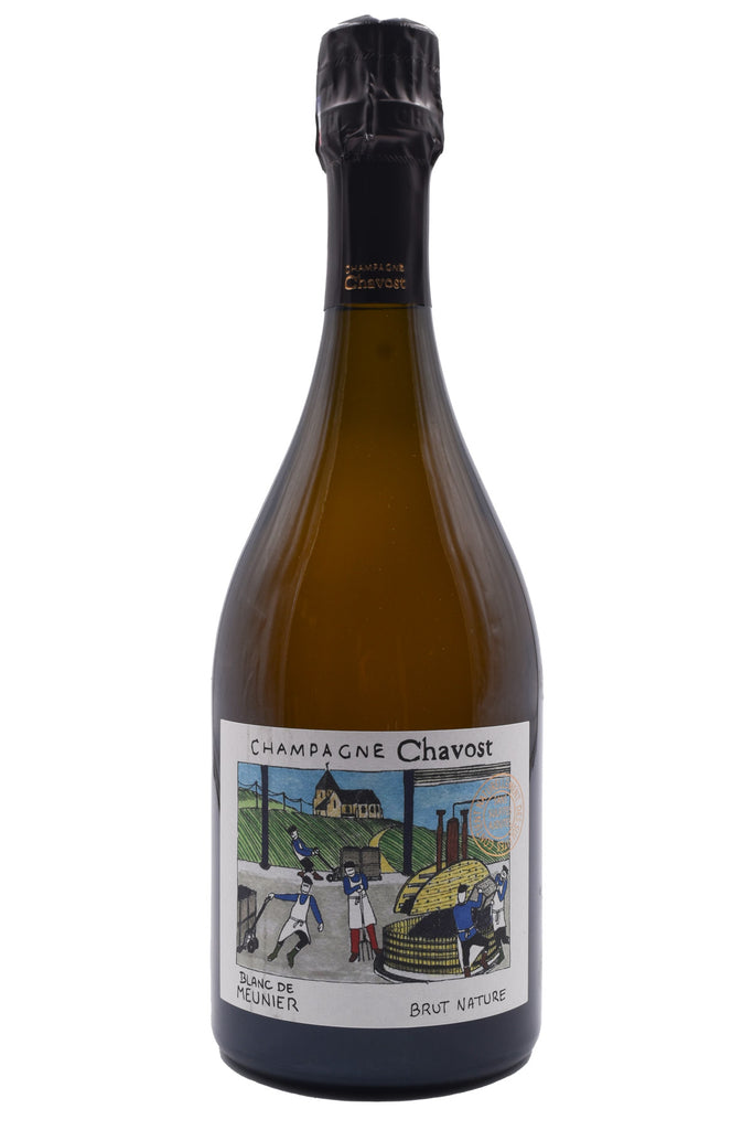 Bottle of Chavost Champagne Blanc de Meunier Brut Nature NV-Fortified Wine-Flatiron SF