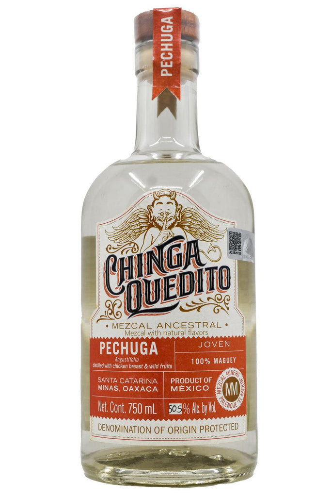Bottle of Chinga Quedito Mezcal Pechuga-Spirits-Flatiron SF