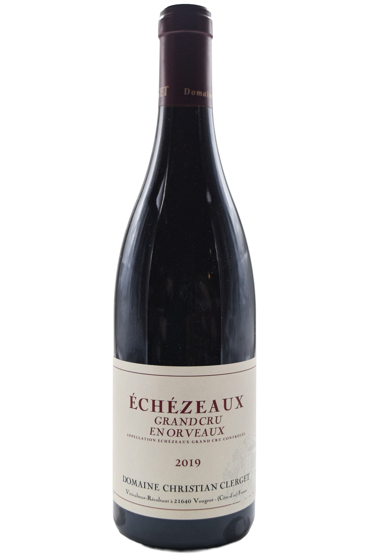 Bottle of Christian Clerget Echezeaux Grand Cru En Orveaux 2019 [NET]-Red Wine-Flatiron SF