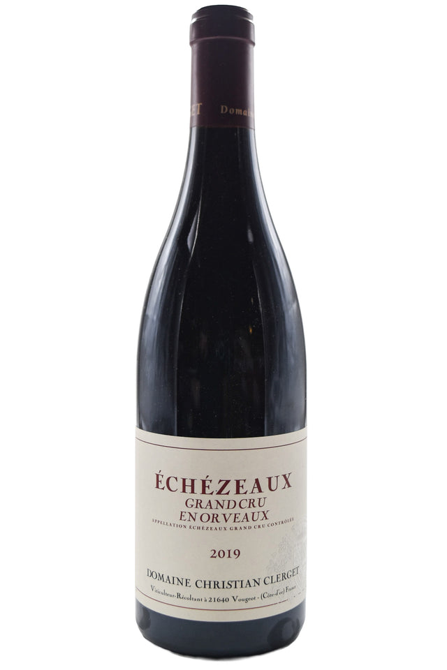 Bottle of Christian Clerget Echezeaux Grand Cru En Orveaux 2019 [NET]-Red Wine-Flatiron SF