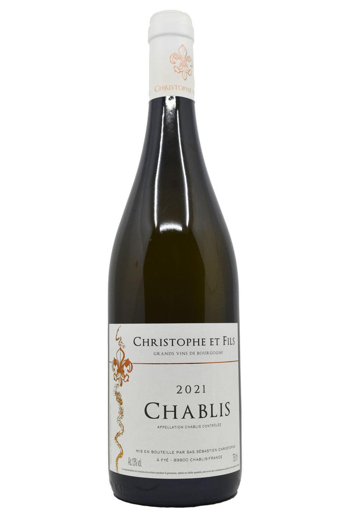 Bottle of Christophe et Fils Chablis Village 2021-White Wine-Flatiron SF