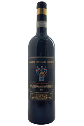 Bottle of Ciacci Piccolomini d'Aragona Brunello di Montalcino Riserva Pianrosso 2019-Red Wine-Flatiron SF