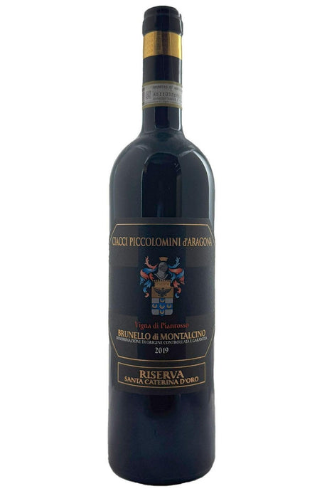 Bottle of Ciacci Piccolomini d'Aragona Brunello di Montalcino Riserva Pianrosso 2019-Red Wine-Flatiron SF