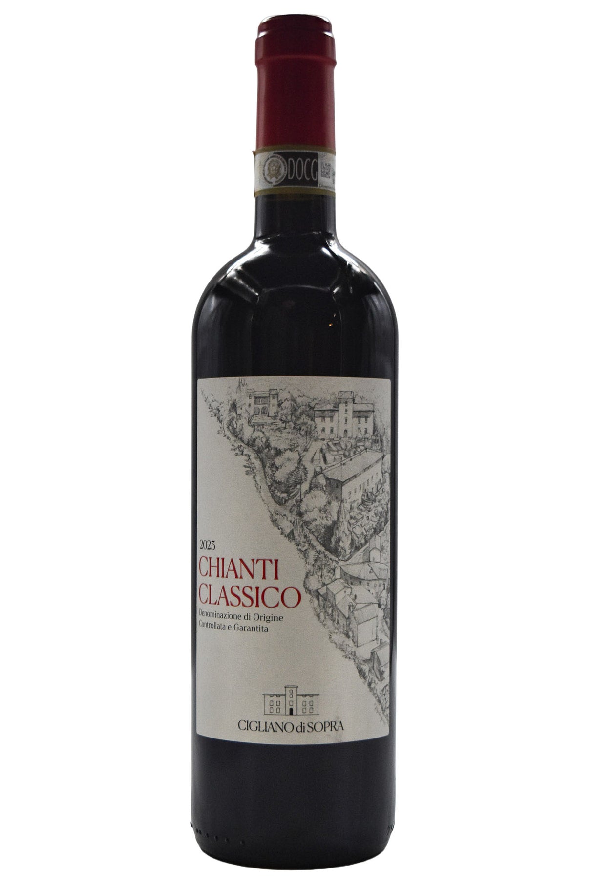 Bottle of Cigliano di Sopra Chianti Classico 2023-Red Wine-Flatiron SF
