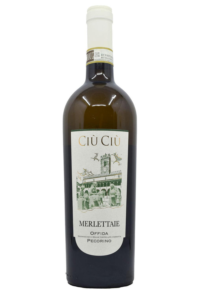 Bottle of Ciu Ciu Offida Pecorino Merlettaie 2021-White Wine-Flatiron SF