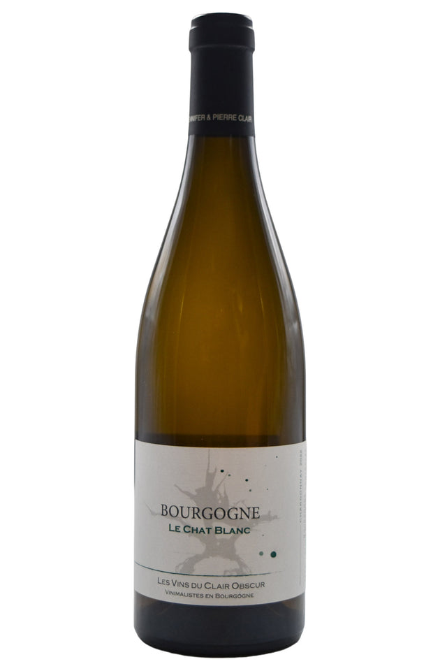 Bottle of Clair Obscur Bourgogne Blanc Le Chat Blanc 2022-White Wine-Flatiron SF
