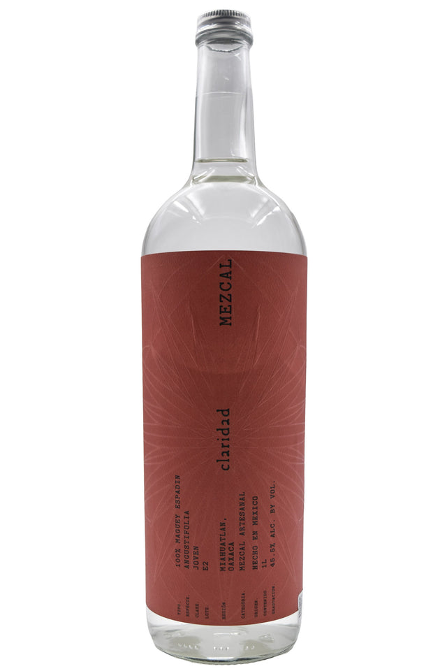 Bottle of Claridad Mezcal Espadin (1L)-Spirits-Flatiron SF