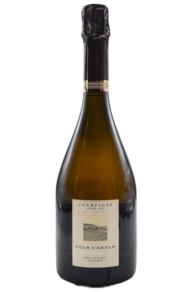 Bottle of Claude Cazals Champagne Blanc de Blancs Grand Cru Clos Cazals 2002-Sparkling Wine-Flatiron SF