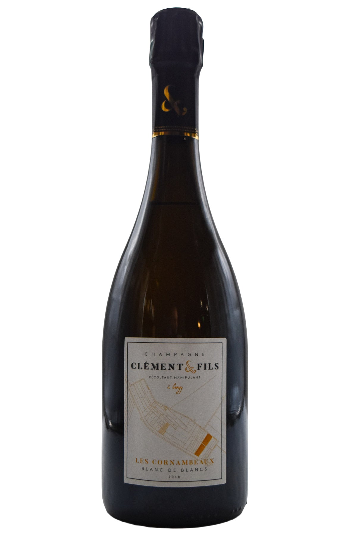 Bottle of Clement & Fils Champagne BdB Extra Brut Les Cornambeaux 2018-Sparkling Wine-Flatiron SF