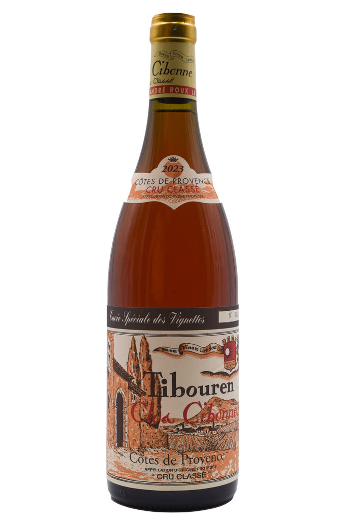 Bottle of Clos Cibonne Cotes de Provence Rose Vignettes 2023-Rosé Wine-Flatiron SF