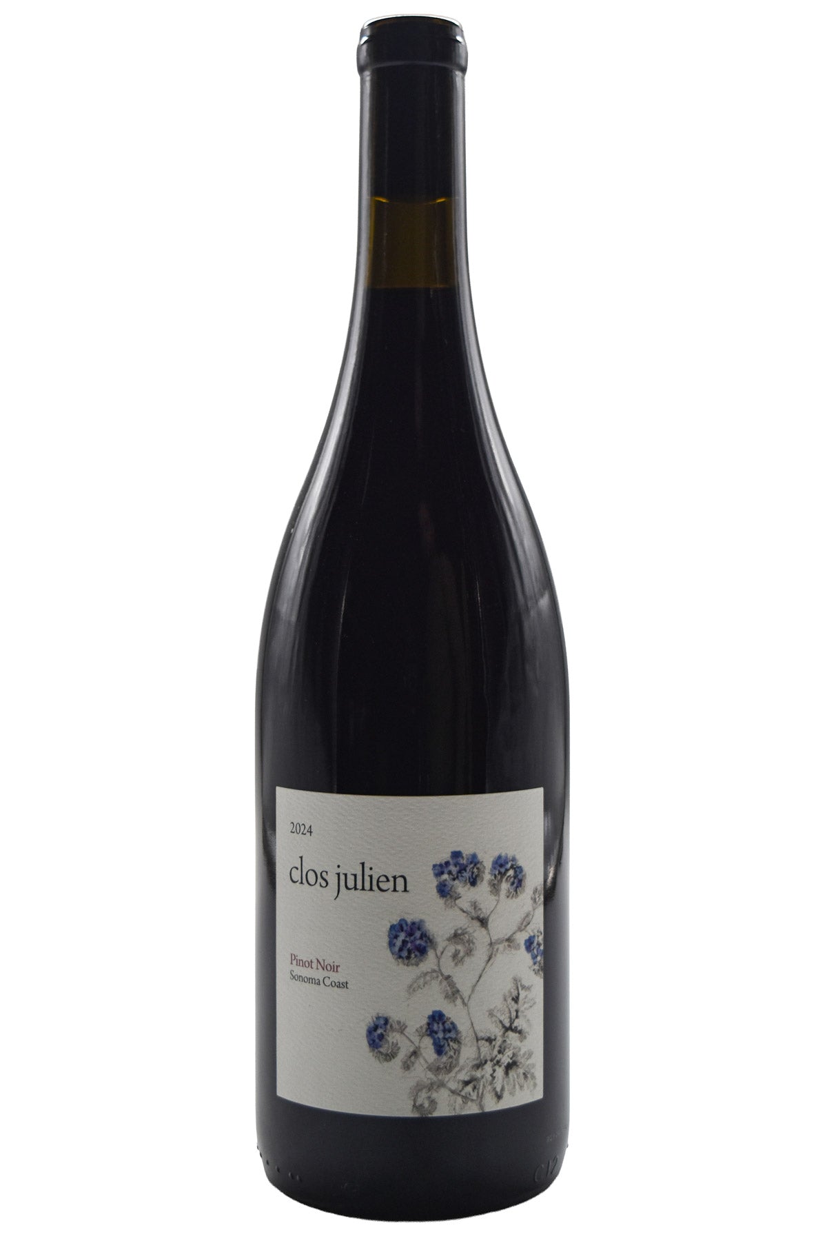 Bottle of Clos Julien Sonoma Coast Pinot Noir 2023-Red Wine-Flatiron SF