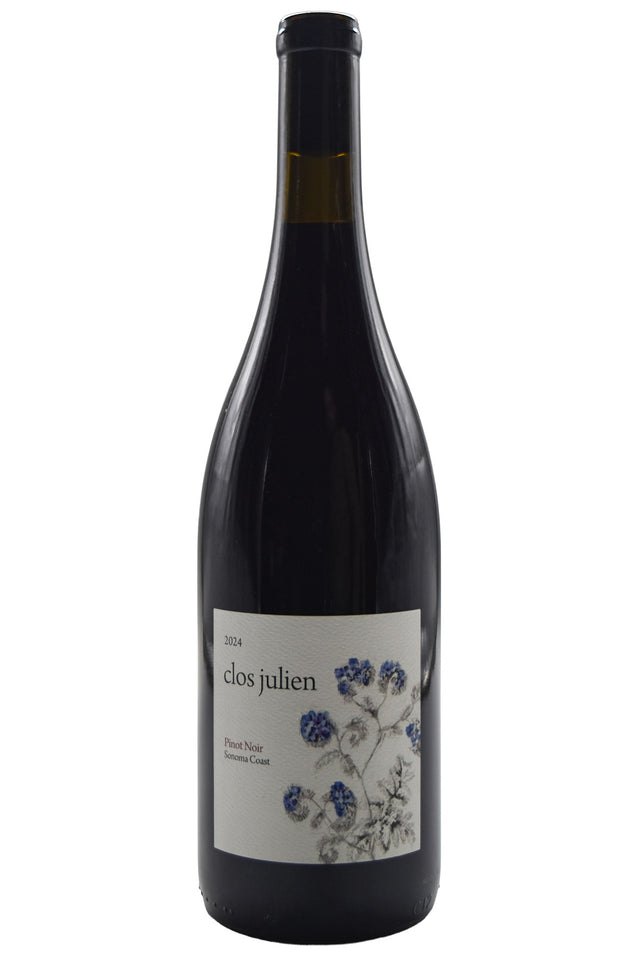 Bottle of Clos Julien Sonoma Coast Pinot Noir 2023-Red Wine-Flatiron SF