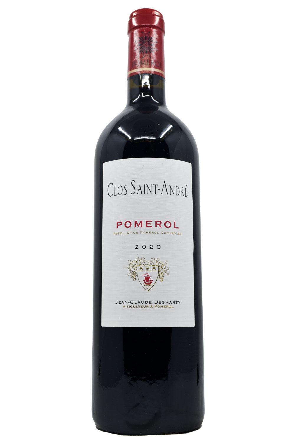 Bottle of Clos Saint-Andre Pomerol 2020-Red Wine-Flatiron SF