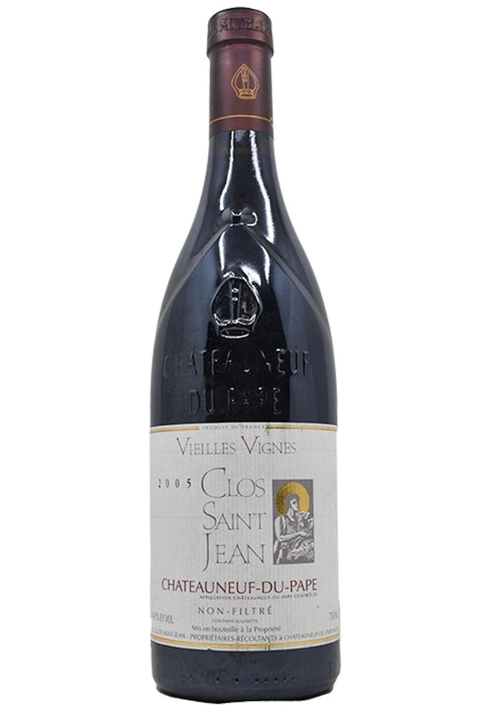 Bottle of Clos Saint-Jean Chateauneuf-du-Pape Vieilles Vignes 2005-Red Wine-Flatiron SF