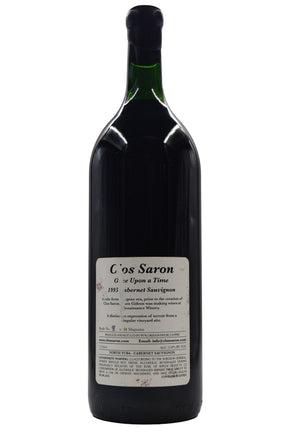 Bottle of Clos Saron Renaissance Vineyard Cabernet Sauvignon Once Upon a Time 1995-Red Wine-Flatiron SF