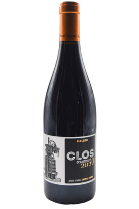 Bottle of Clos d'Audhuy Cahors 2020-Red Wine-Flatiron SF