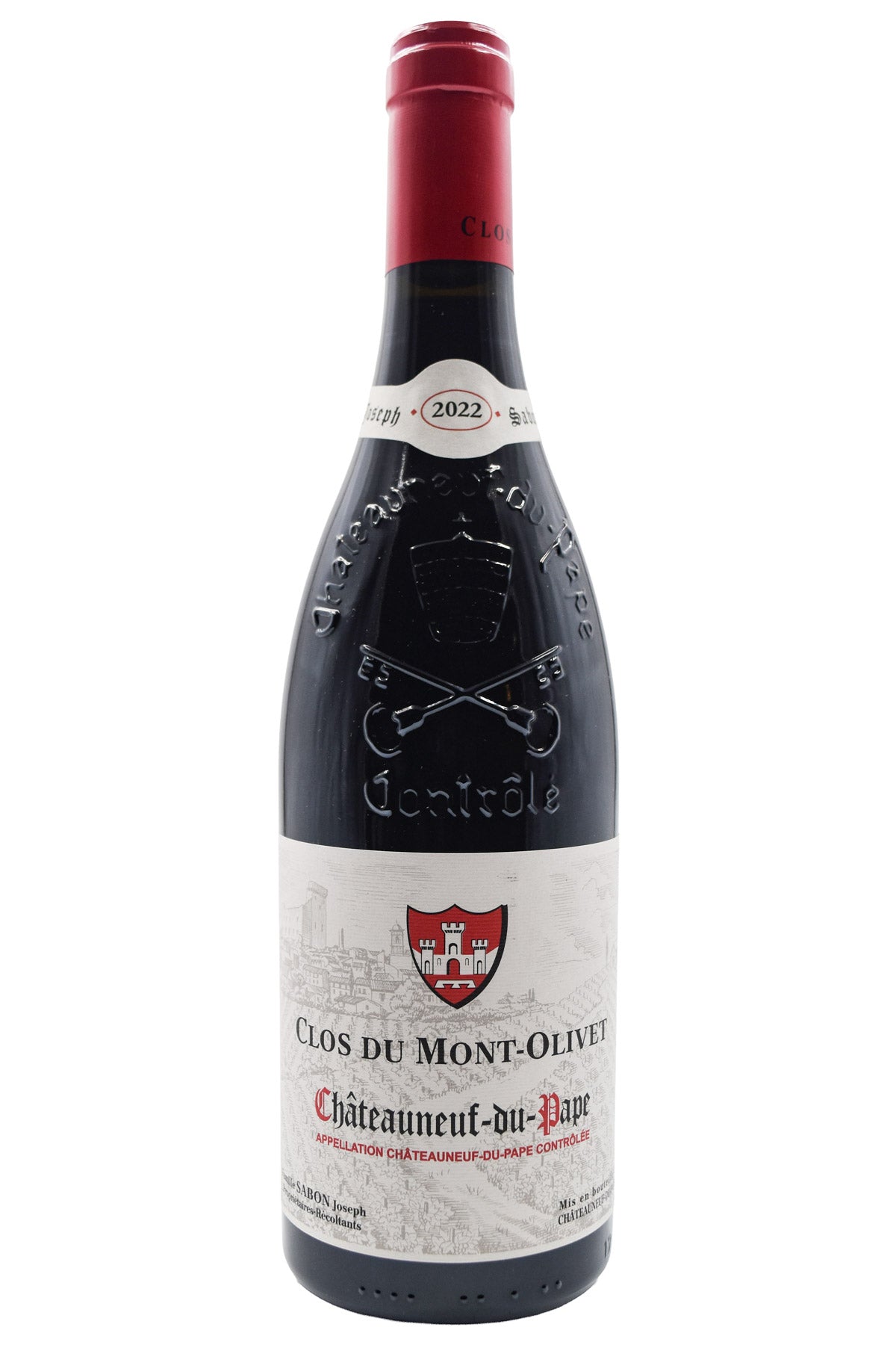 Bottle of Clos du Mont-Olivet Chateauneuf du Pape Rouge 2022-Red Wine-Flatiron SF