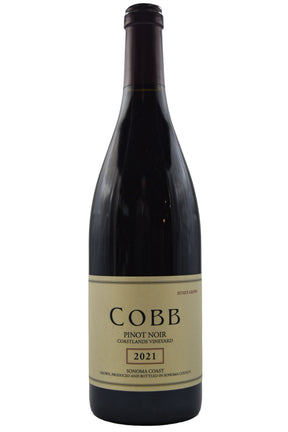 Bottle of Cobb Wines Sonoma Coast Pinot Noir Coastlands 2021-Red Wine-Flatiron SF