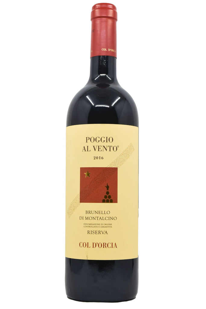 Bottle of Col d'Orcia Poggio al Vento Brunello di Montalcino 2016-Red Wine-Flatiron SF