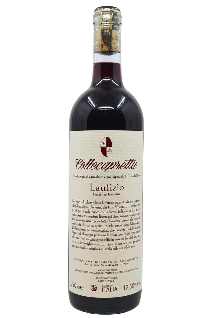 Bottle of Collecapretta Ciliegiolo Lautizio 2024-Red Wine-Flatiron SF