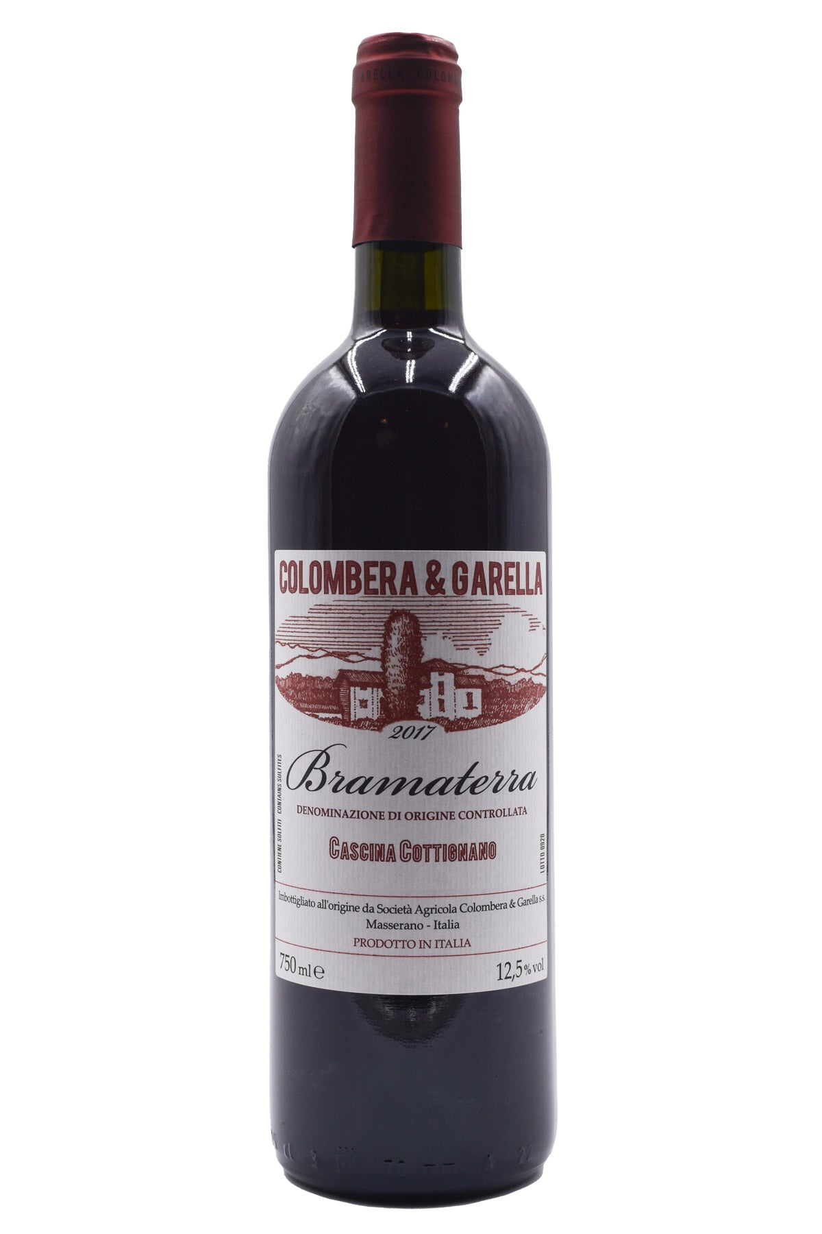Bottle of Colombera & Garella Bramaterra Cascina Cottignano 2017-Red Wine-Flatiron SF