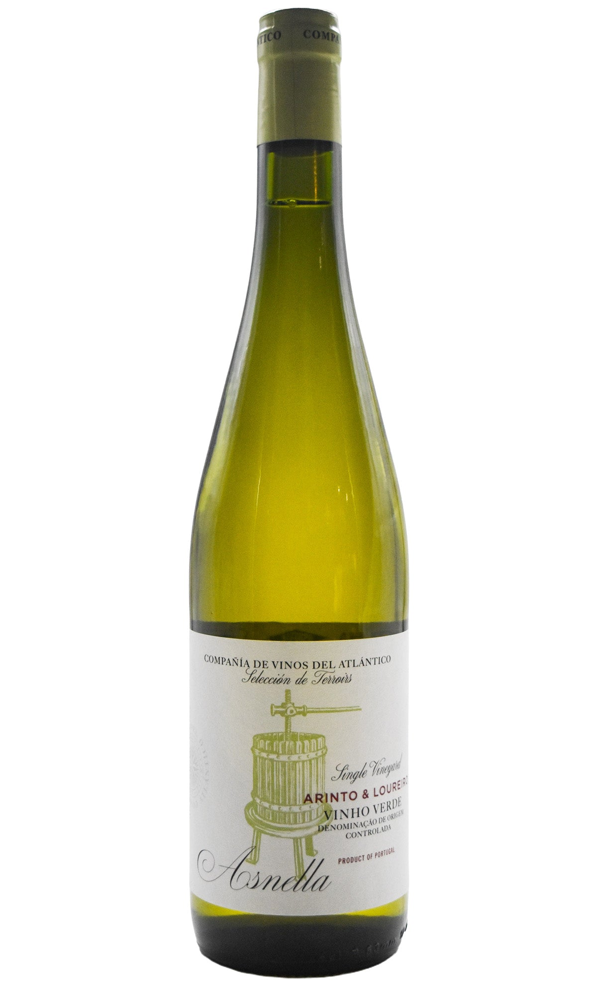 Bottle of Compania de Vinos del Atlantico Vinho Verde Asnella 2025-White Wine-Flatiron SF