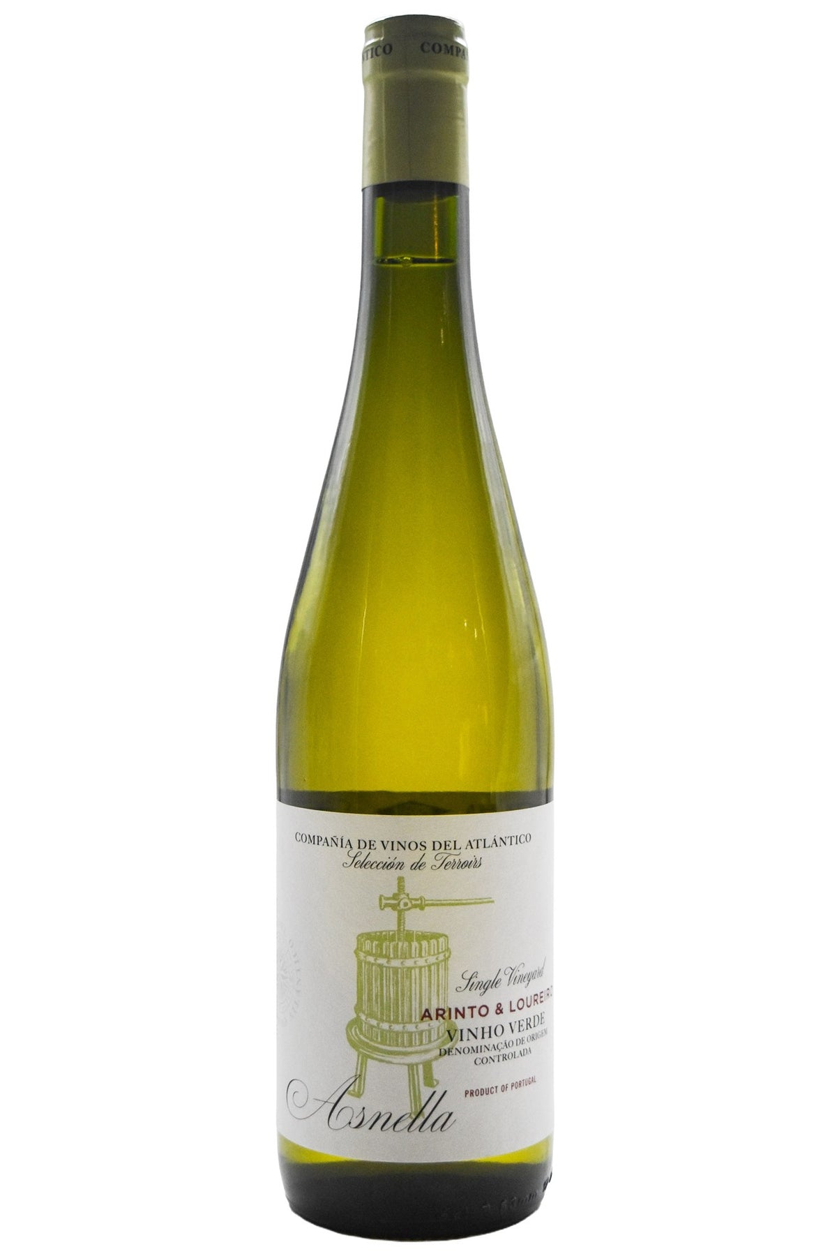 Bottle of Compania de Vinos del Atlantico Vinho Verde Asnella 2025-White Wine-Flatiron SF