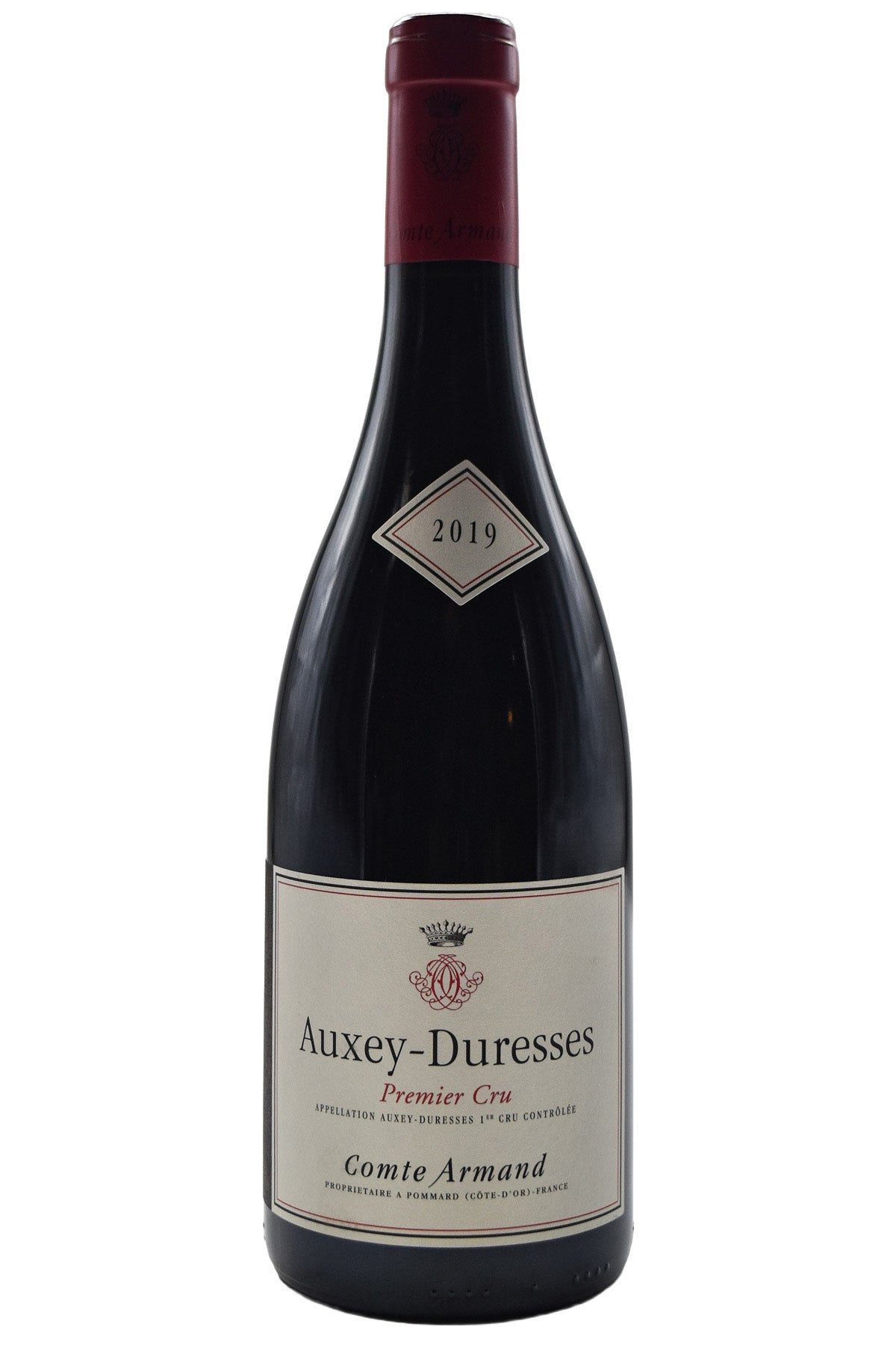 Bottle of Comte Armand Auxey-Duresses 1er Cru 2019-Red Wine-Flatiron SF