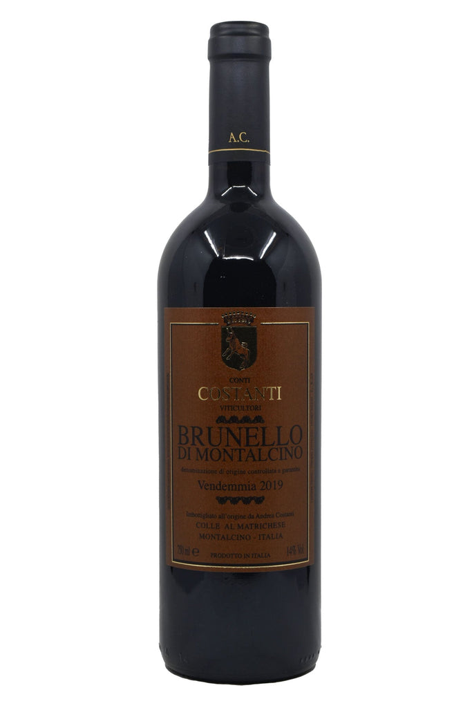 Bottle of Conti Costanti Brunello di Montalcino 2019-Red Wine-Flatiron SF