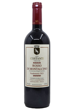 Bottle of Conti Costanti Rosso di Montalcino 2021-Red Wine-Flatiron SF