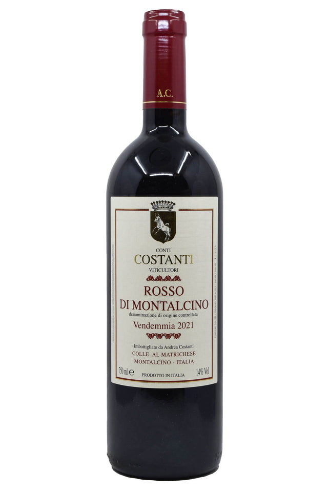 Bottle of Conti Costanti Rosso di Montalcino 2021-Red Wine-Flatiron SF