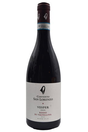 Bottle of Convento San Lorenzo Rosso di Valtellina Vesper 2023-Red Wine-Flatiron SF