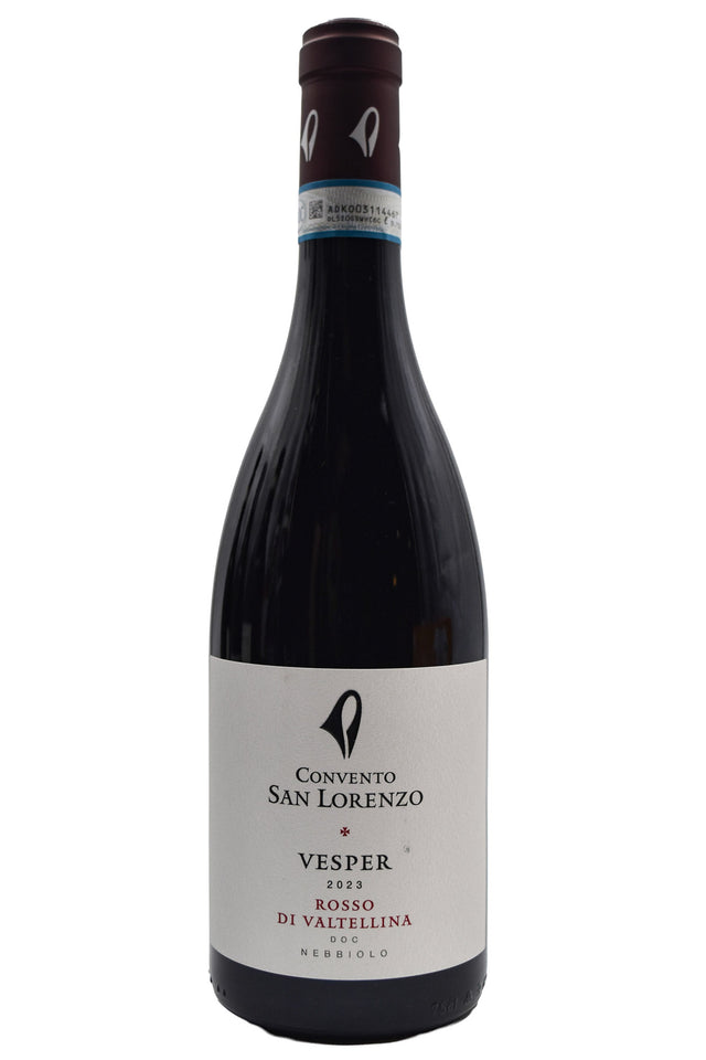 Bottle of Convento San Lorenzo Rosso di Valtellina Vesper 2023-Red Wine-Flatiron SF
