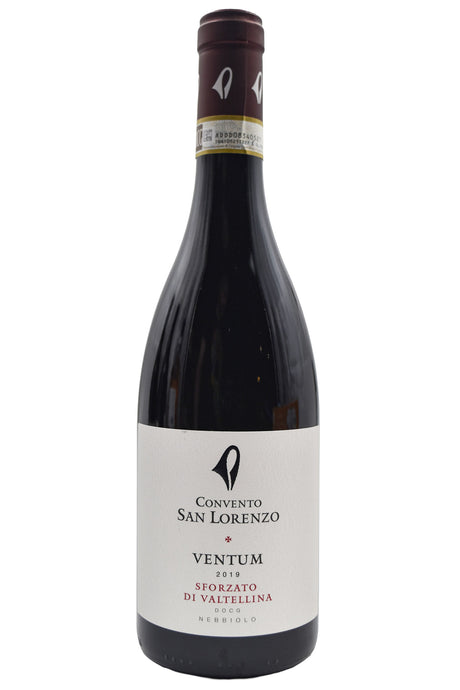Bottle of Convento San Lorenzo Valtellina Sforzato Ventum 2019-Red Wine-Flatiron SF